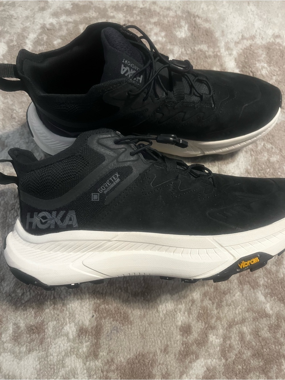 HOKA Transport Chukka GTX Waterproof Sneakers Black Womens 8.5 NWOB